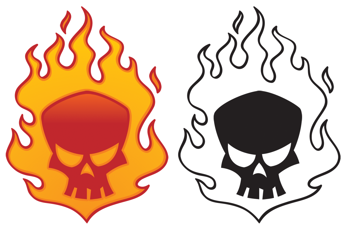 Flaming Skull – John Schwegel